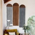 Three Handmade Boho Fringe Macrame Wall Hasnging