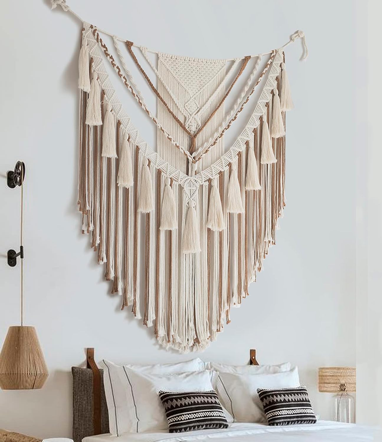Boho Handmade Macrame Large Wall Hanging Decor