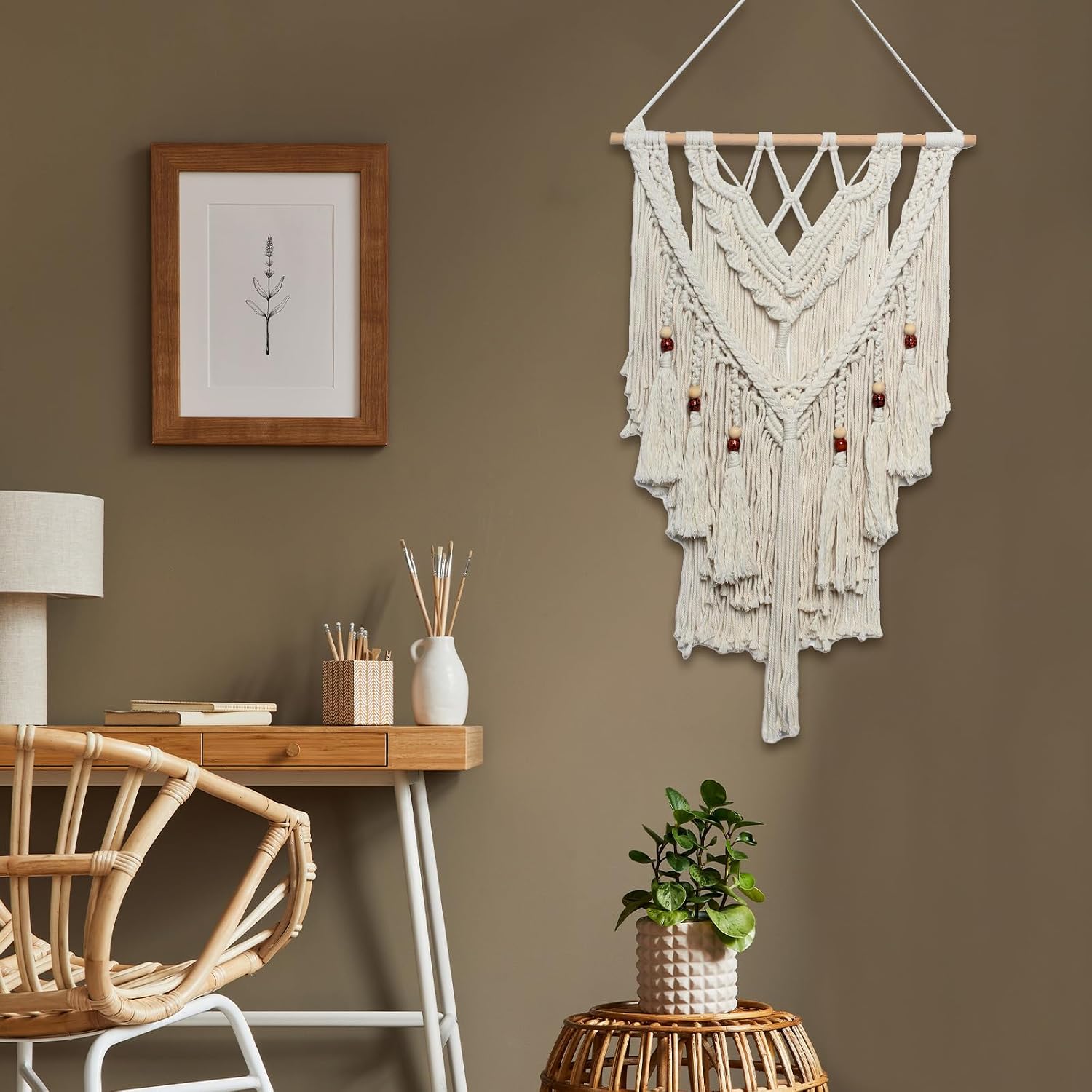 Boho Handmade Tassel Woven Wall Decor