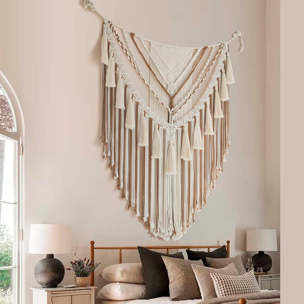 Boho Handmade Macrame Large Wall Hanging Decor