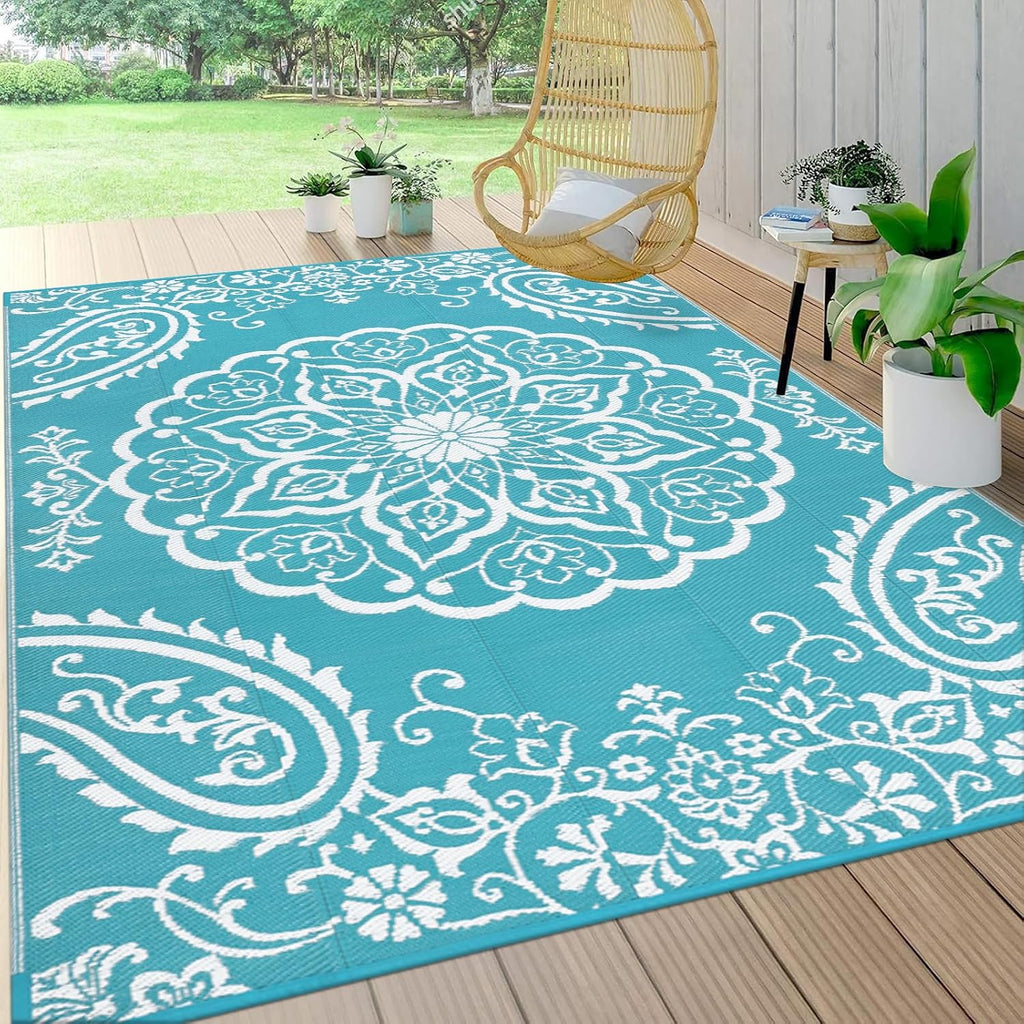 Reversible Waterproof Polypropylene Patio Rug