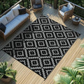 Reversible Straw Waterproof Large Outdoor Rug