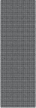 Grey Non Slip Washable Cotton Runner Rug