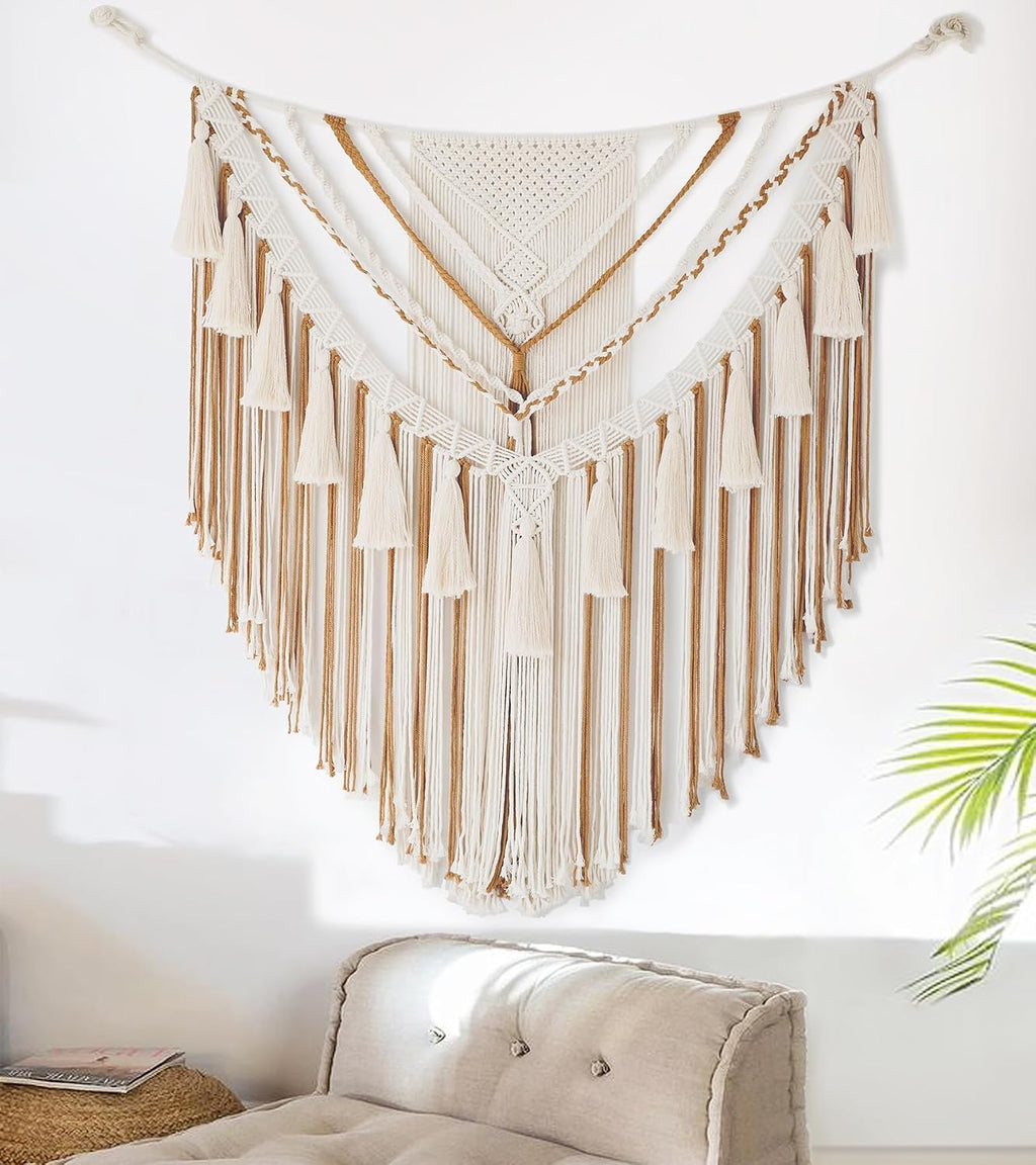 Boho Handmade Macrame Large Wall Hanging Decor