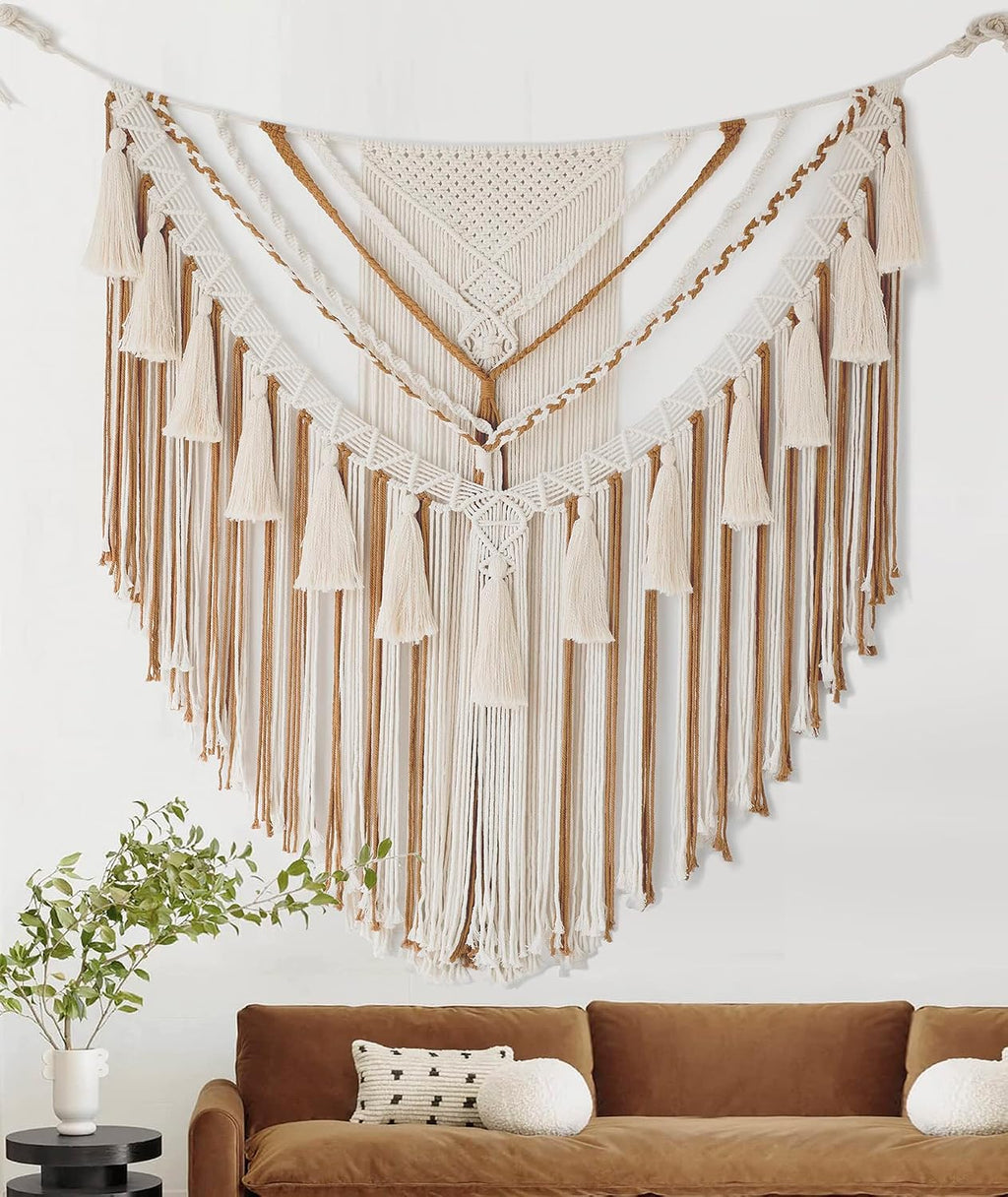 Boho Handmade Macrame Large Wall Hanging Decor