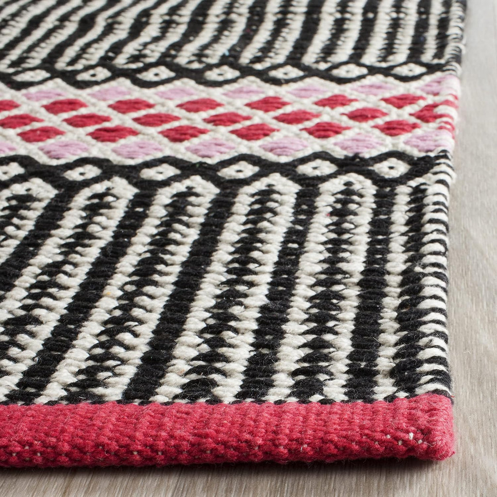 Pink Multi Handmade Cotton Runner Rug