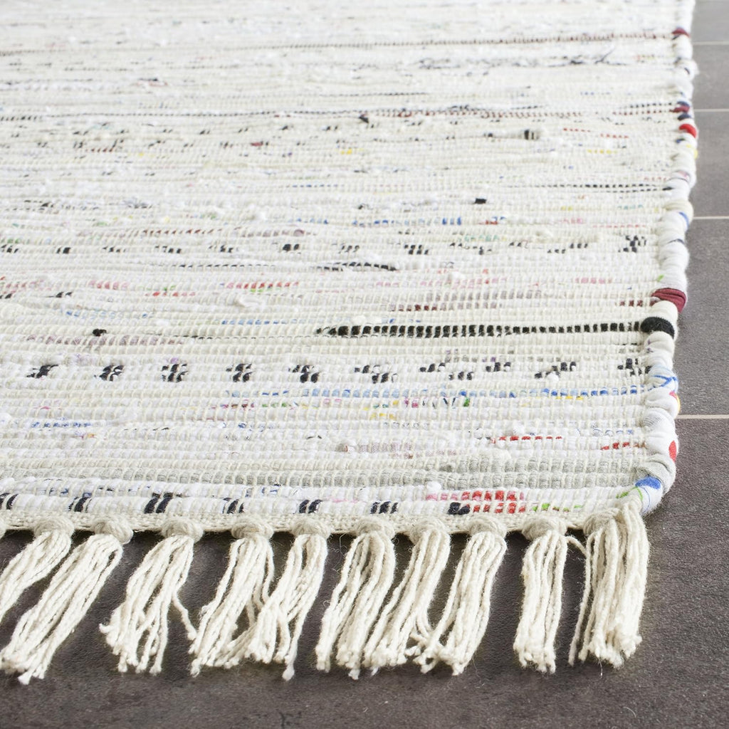 Boho Stripe Cotton Handmade Runner Rug