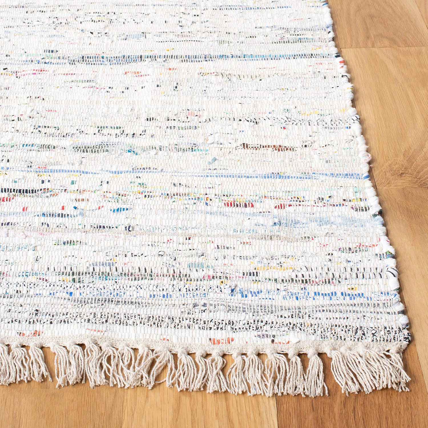 Boho Stripe Cotton Handmade Runner Rug