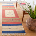 Boho Tribal Cotton Fringe Runner Rug